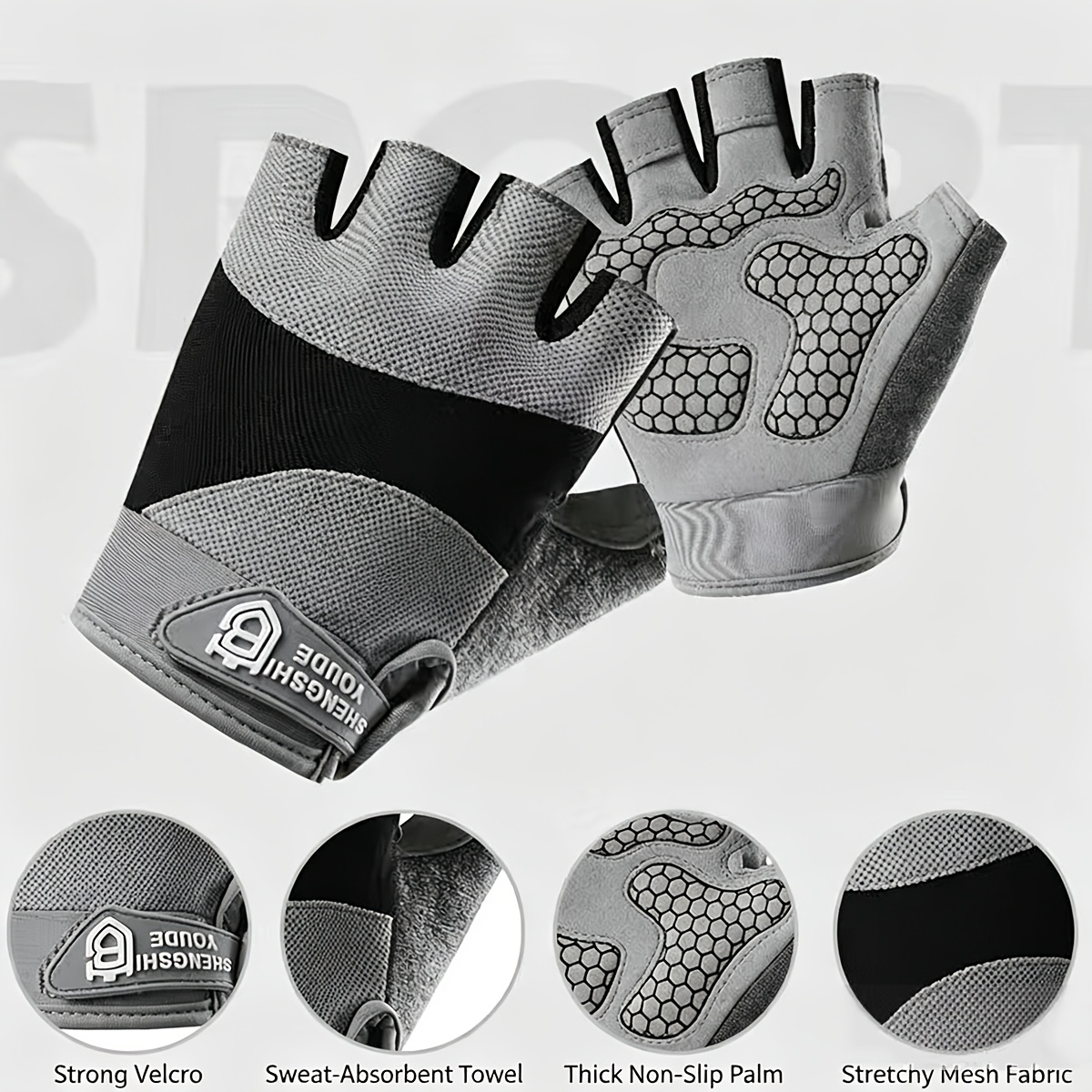 Summer Riding Gloves, Anti-Slip Breathable Design
