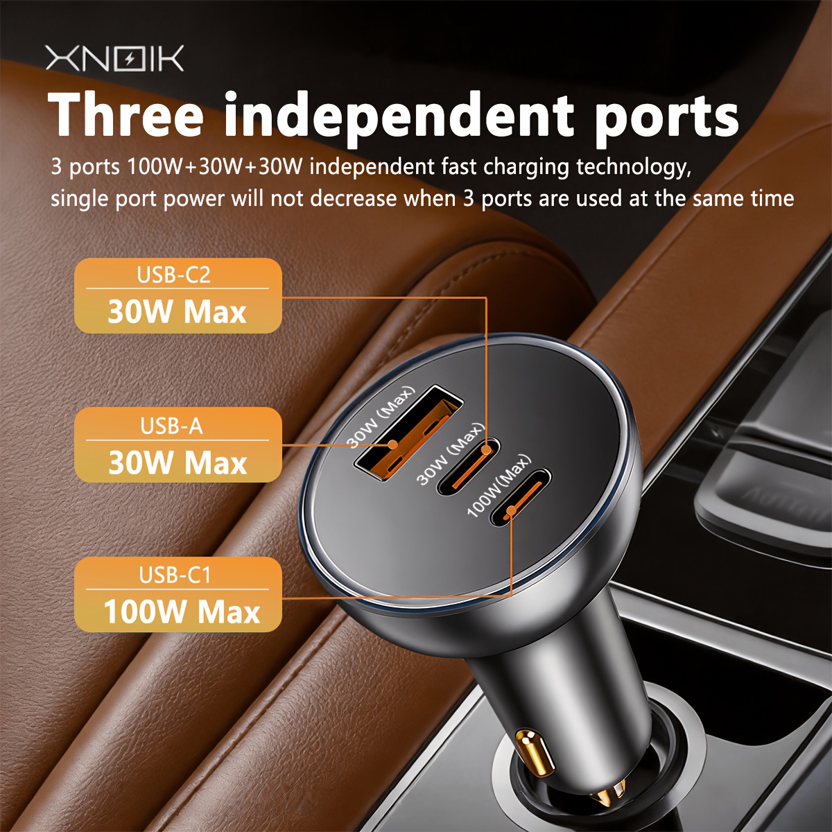 Kit chargeur de voiture 160W pour Starlink Mini avec câble d'alimentation DC USB-C de 3 m, charge rapide 3 ports, sortie haute puissance stable, câble durable à faible résistance, adaptateur de véhicule Plug and Play pour voitures, SUV, camping-cars, voyages d'été, camping et voyages en plein air