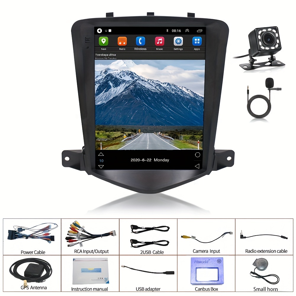 TEMU Nhopeew For 2009 - 2014 For 13 9.7" Hd 1080p Car Car Touch Car Multimedia Car Autoradio Gps, , , Swc, Fm &mi2 (optional)