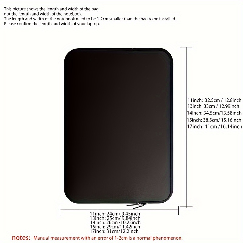 Laptop Inner Bag for 12-inch, 13-inch, 14-inch, 15-inch Computers - for APPLE AIR PRO DELL ASUS for huawei Xiaomi HP for lenovo Laptops