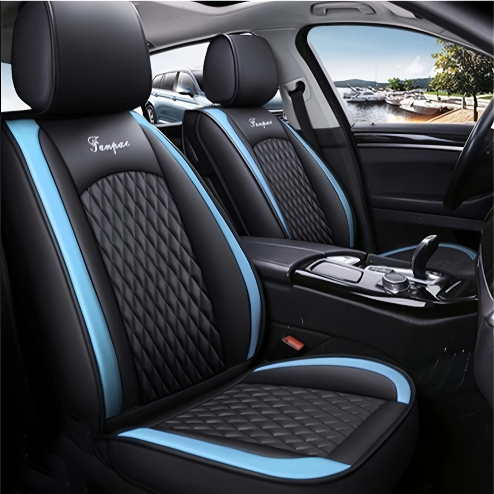 5 Seater Car Seat Covers Front Rear Full Set Of Seats Car Seat Covers Comfortable All Weather Car Seat Covers Pu Leather Seat Covers