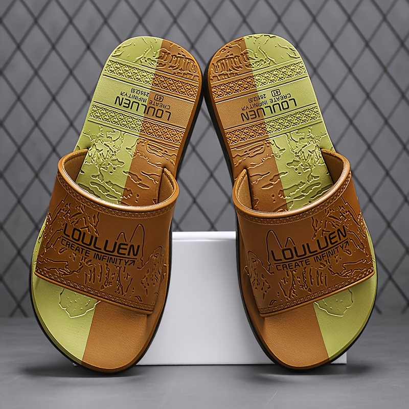 mens beach flip flops water sandals outdoor athletic thong  display picture 1