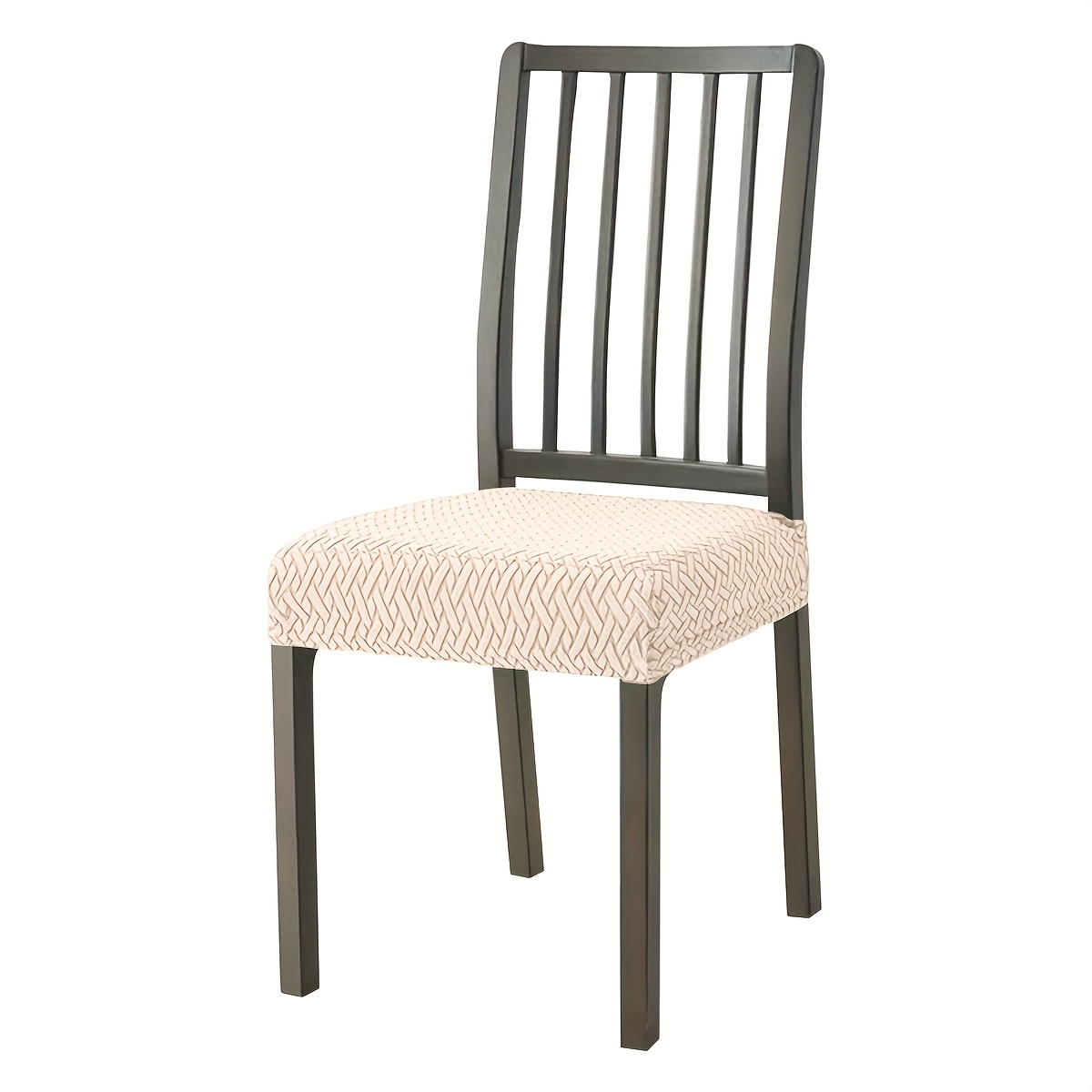 TEMU 1 housse de coussin jacquard extensible "" - Design moderne et minimaliste pour salon, chambre & salle à manger, adaptée aux animaux