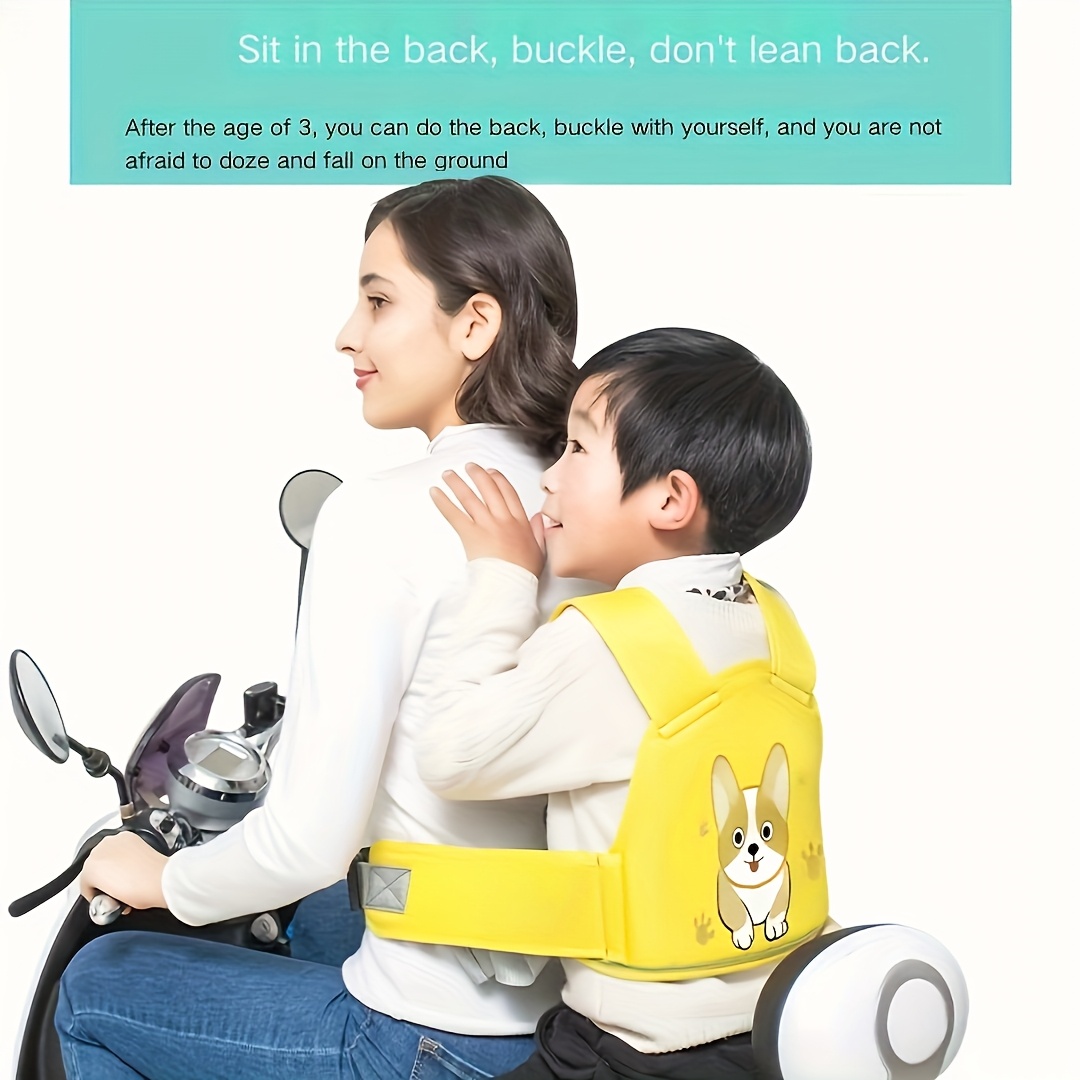 Arnês de Motocicleta, Cinto de Segurança para Bicicleta, Arnês de Bicicleta, Cinta de Queda para Seu Filho