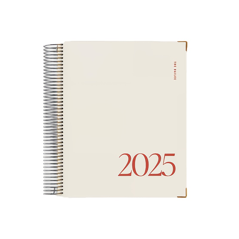 

Agenda 2025 à Couverture Rigide avec Reliure à Fil - Liste de Tâches, Budget Mensuel & Bloc-Notes de pour à et