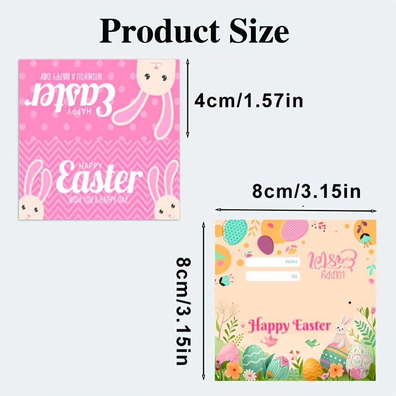 TEMU Lot de 30 cartes de surplombe avec sachets transparents, surplombes de sacs à collation et étiquettes-cadeaux personnalisés en papier sur le