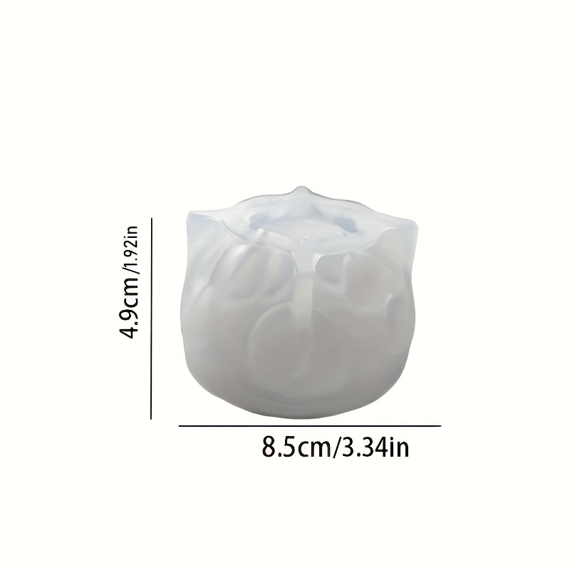 Image of Mold - Reusable Silicone Mold For Candles, Resin Crafts, Gypsum Crafts - Tulip Petals And Center Design, Handmade Pottery-like Bowls, Wax/plaster/resin Molds, Gift (compatible With Clay, Wax, Resin)