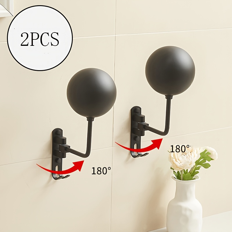 Rack-mounted Motorcycle Helmet Rack, Wall-mounted, 180-degree Rotatable, Jacket, Hat, Football, Baseball And Helmet Motorcycle Accessory Stand