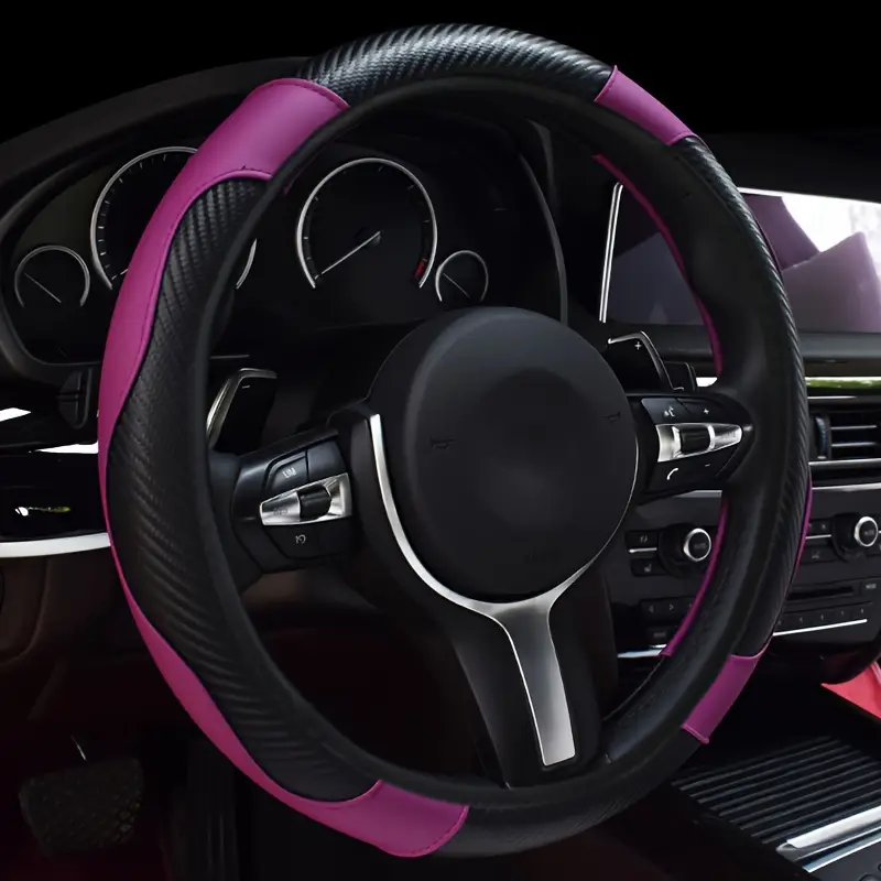CGEAMDY Coprivolante Auto, Coprivolante in Pelle Microfibra, Copri Volante Antiscivolo Traspirante Durevole, Universale Protezione Custodia Volante Auto per Maggior Macchina(Nero Curry CGEAMDY Coprivolante Auto, Coprivolante in Pelle Microfibra, Copri Volante Antiscivolo Traspirante Durevole, Universale Protezione Custodia Volante Auto per Maggior Macchina(Nero Curry