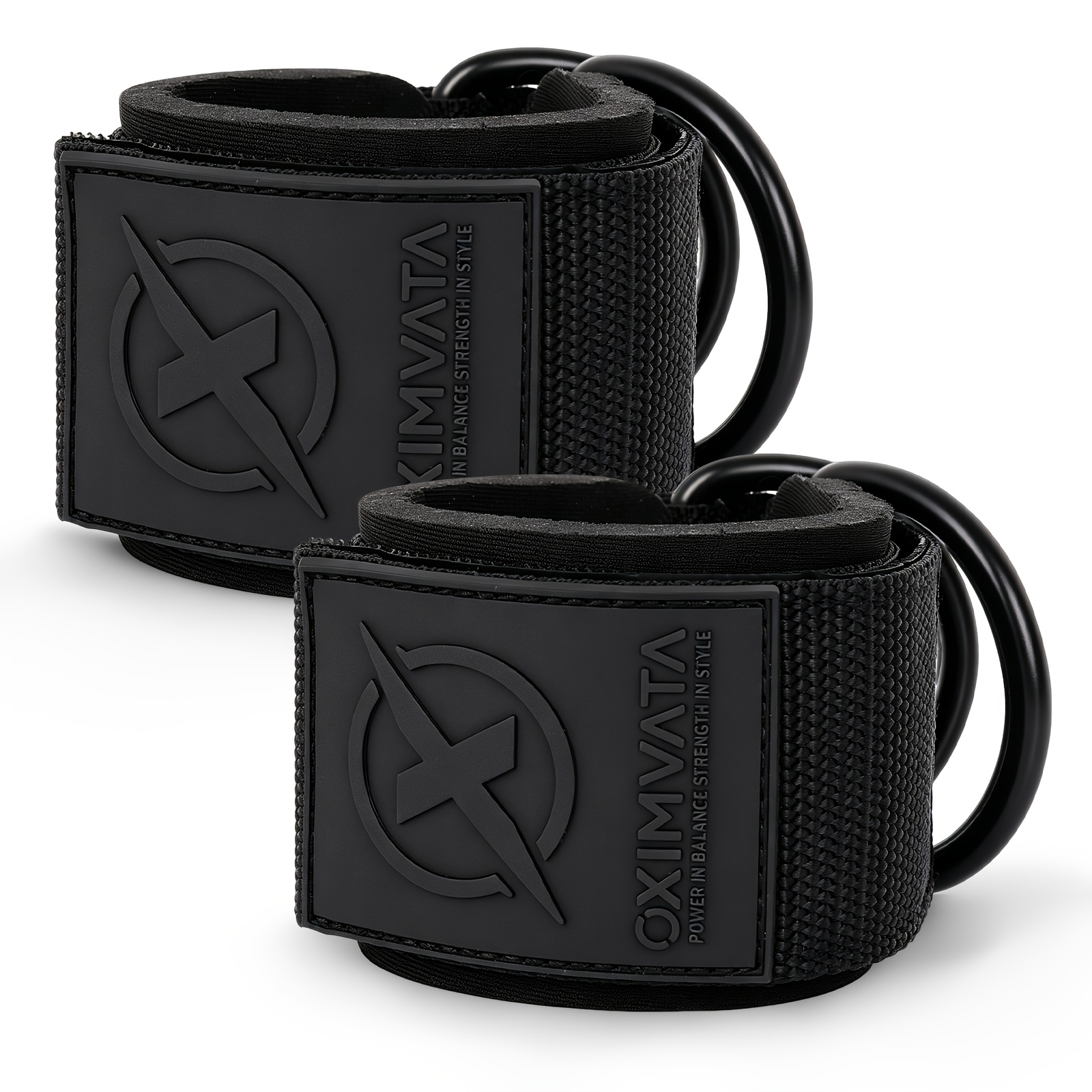 TEMU A Pair Of Fitness Ankle Straps With Buckles - Adjustable, Suitable For Taekwondo, Leg Strength Training, Hip Exercise, And Leg Exerciser