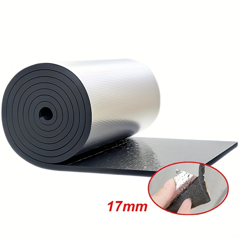 TEMU 17mm Automotive Heat Insulation Pad, Soundproofing And Noise Reduction Material For Cars, Heat Insulation Material For Car Hoods, Automotive