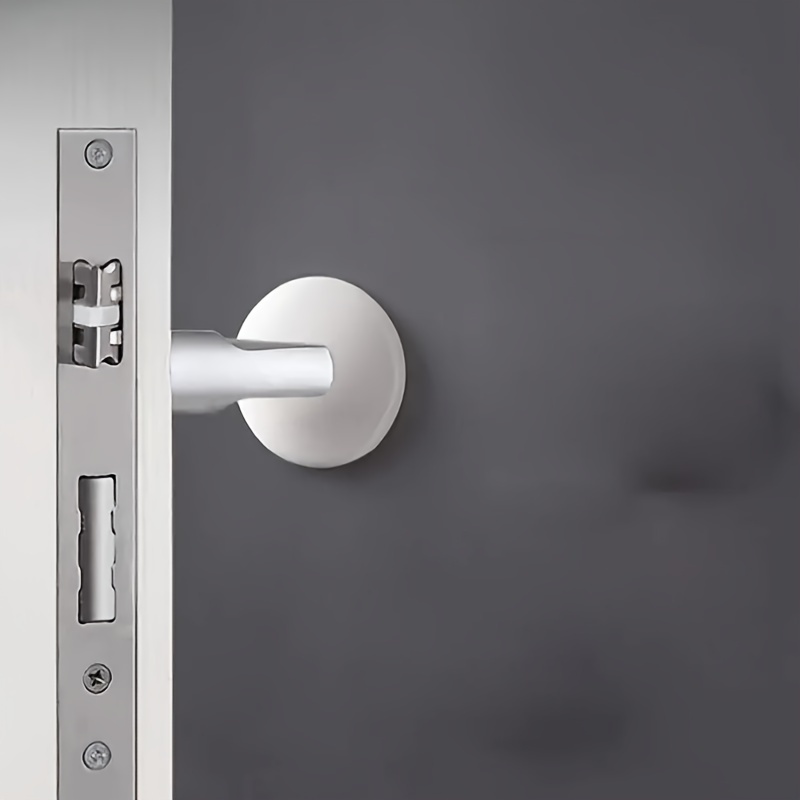 1pc/4pcs Self-adhesive Anti-collision , Effective Shock-absorbing And Silent Door Handle Protector Pad, For Preventing Damage From And Friction Of Items, With Peel-and-stick Application