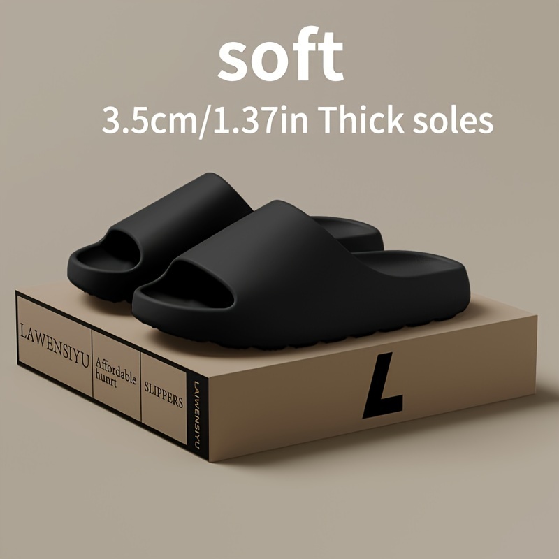 Summer Women's Home Indoor Non-slip Thick Sole Soft Sole Casual Height Increase, Women Shoes