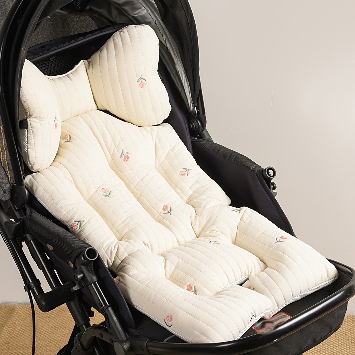   ride ultra soft thick stroller seat   for   polyester material details 3