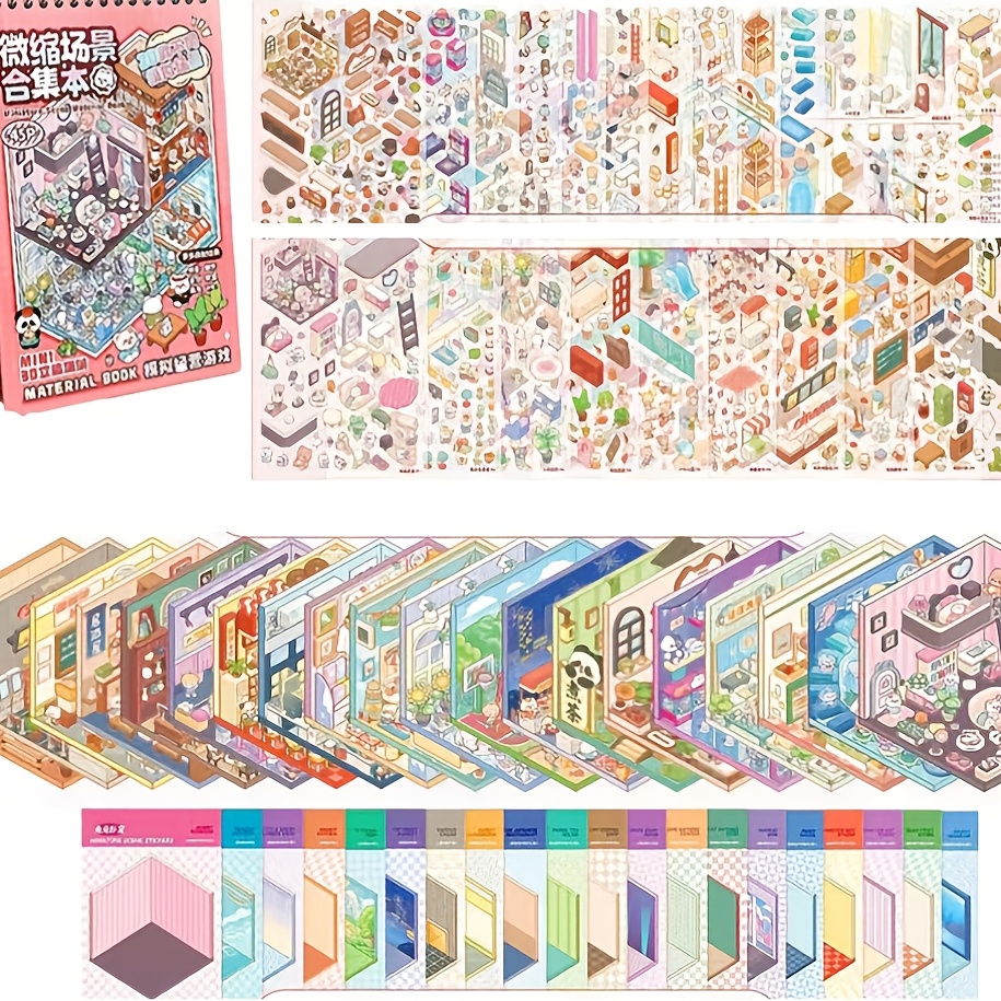 TEMU 【45個】ンセット、ピンセット、3Dモデルキット、様々なスタイルの装飾ステッカー付き。やスに最適。親友へのプレゼントに最適。