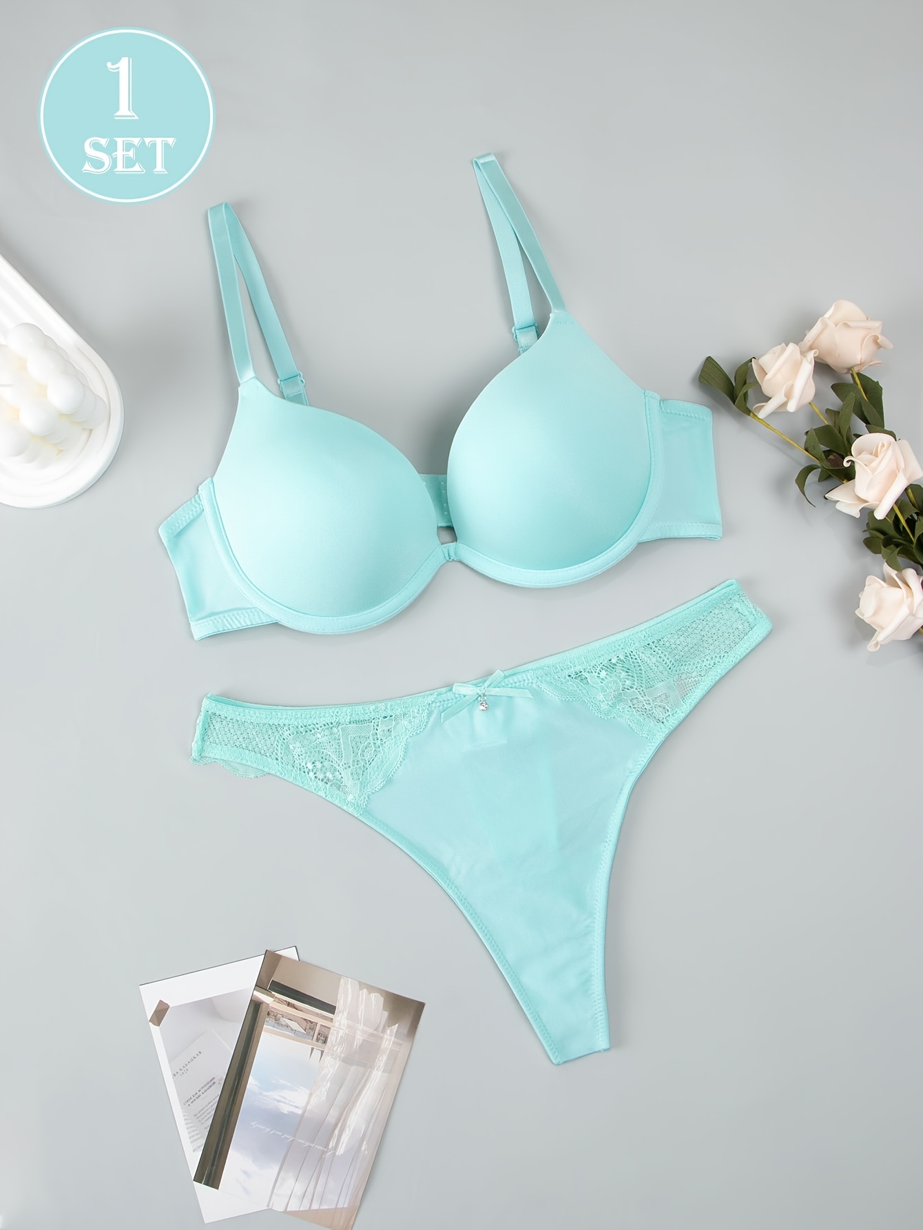 Set Reggiseno E Mutandine Coordinati Paris Pink - Foto 6