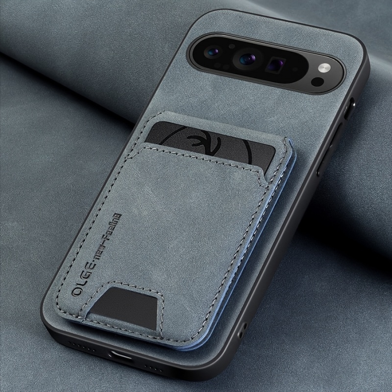 TEMU Phone Case: -friendly Card Slot Stand Phone Case For Google Pixel 7/8/9/a/pro/xl, Full-body Business Anti-drop Soft Shell
