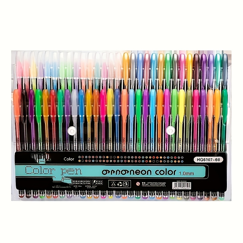 

Unique Colored Gel Pens Set: Art Markers For Adult Coloring Books, Doodling, And More - Suitable For Scrapbooking, Drawing, , And Sketching