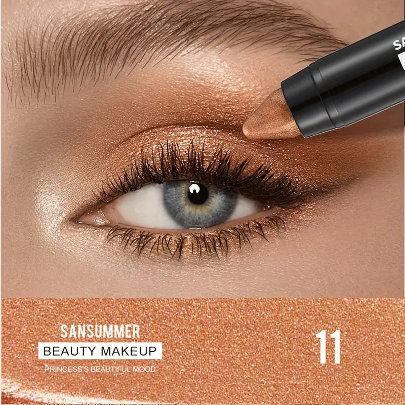 6 color waterproof eye shadow stick gift box pearlescent matte treatment to create and lasting eye makeup lasting shadow to create dailymakeup details 6