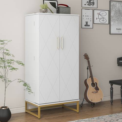 kitchen cupboard 51 pantry white golden cupboard with adjustable shelves doors storage cabinet for kitchen organizers and storage sideboard for living room and dinning room