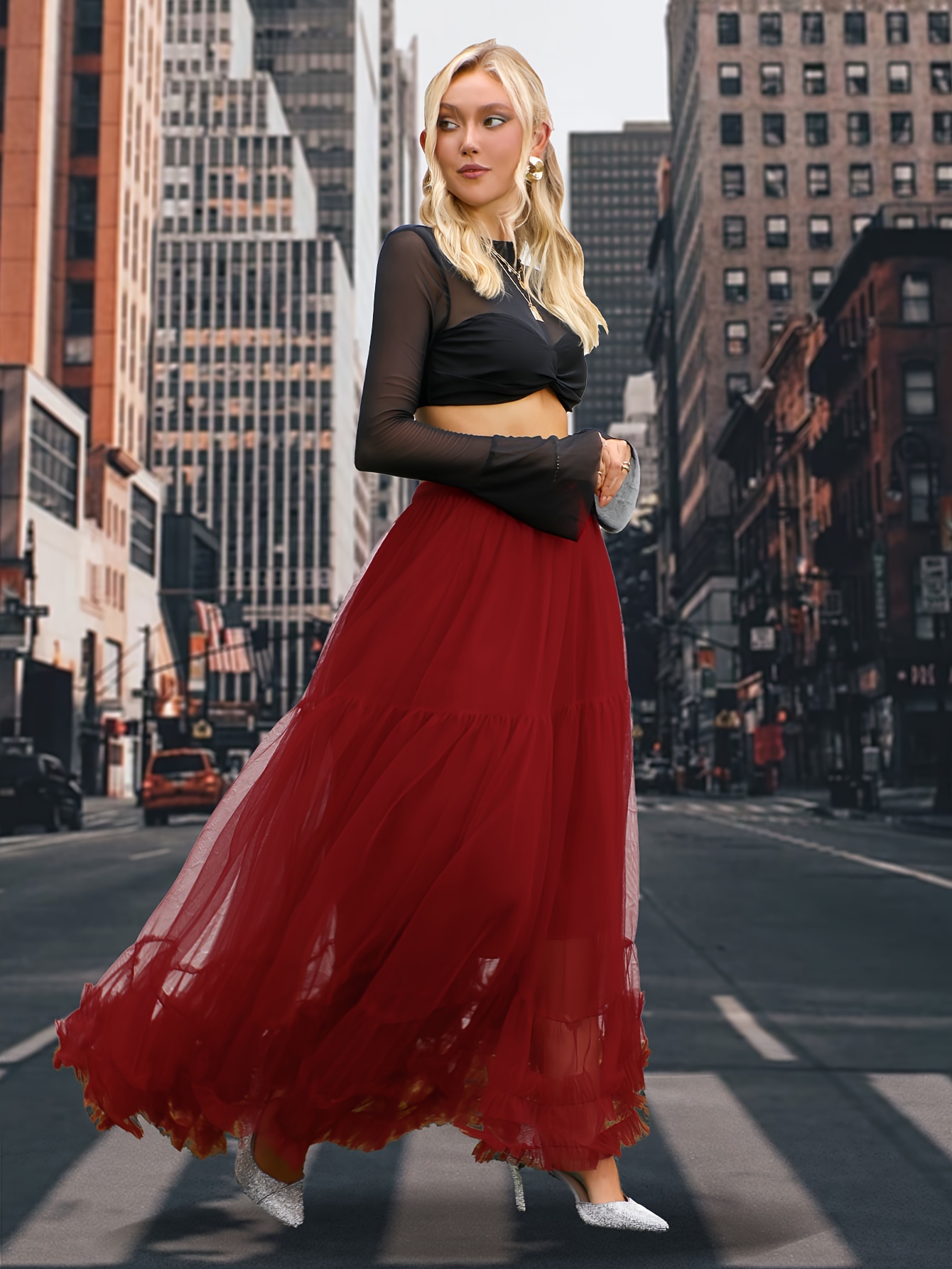 Fashion Big Skirt Dress Fashion Big Red Maxi Skirt Lucia Red Maxi