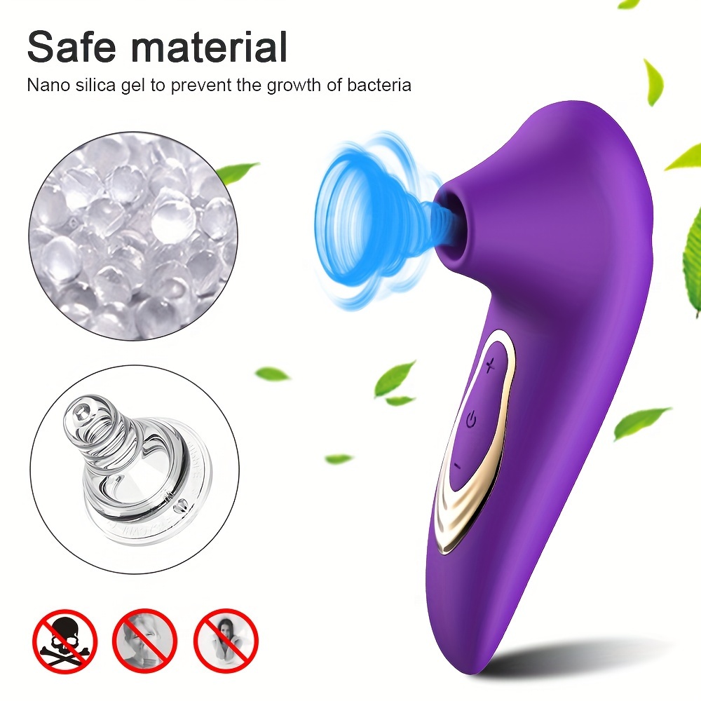 vibratore per stimolazione del clitoride e capezzoli con aspirazione, giocattolo erogene per principianti, stimolatore vibroacustico con 10 modalità di aspirazione per donne e coppie Dettagli dell'articolo 3