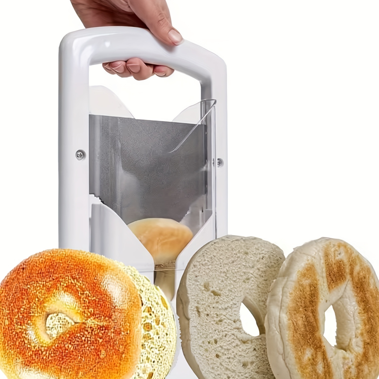  slicer manual bread cutter abs material no battery required kitchen gadget tool ideal gift for details 0