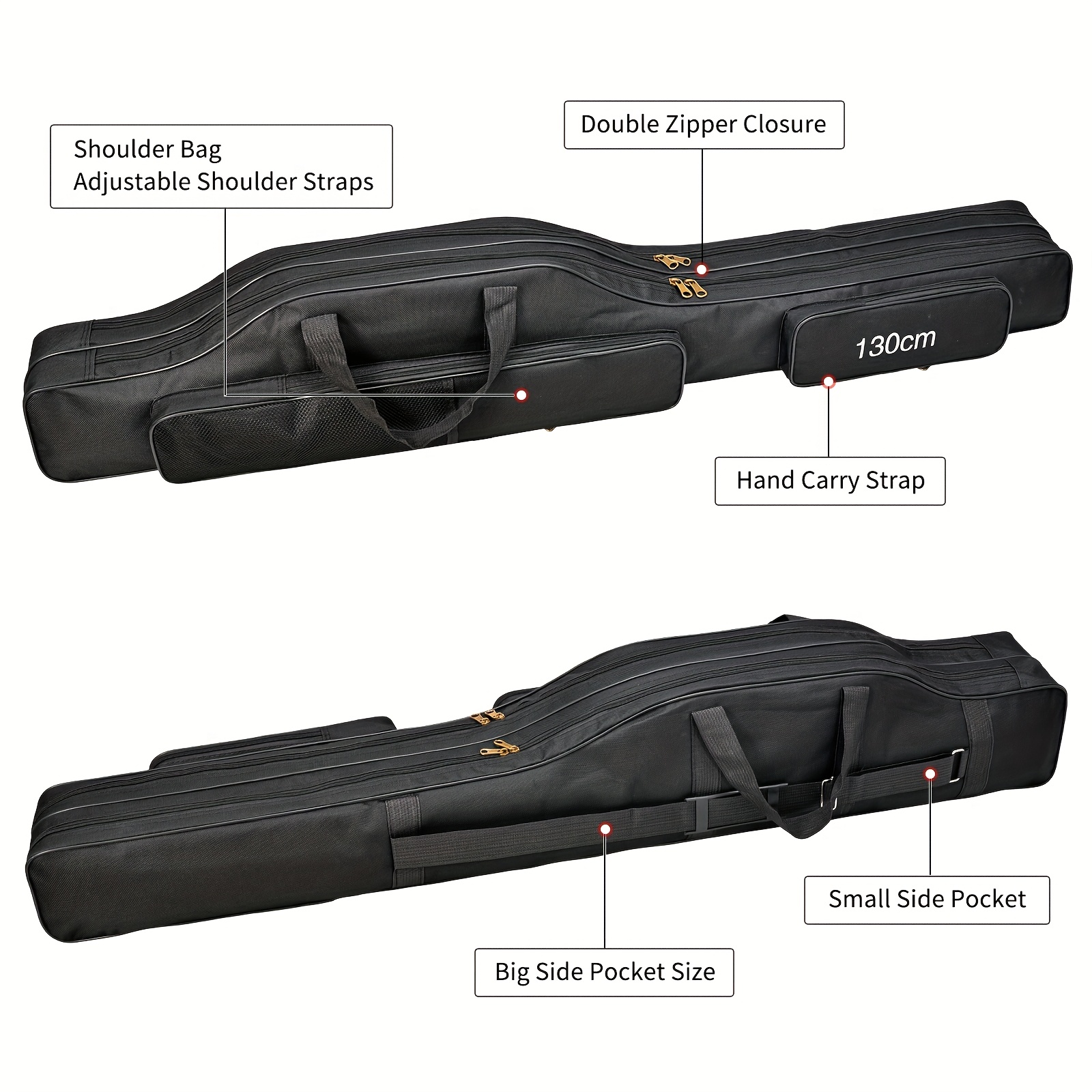 130ccm 51 18in 150cm 59 05in fishing tackle storage bag - Temu Australia