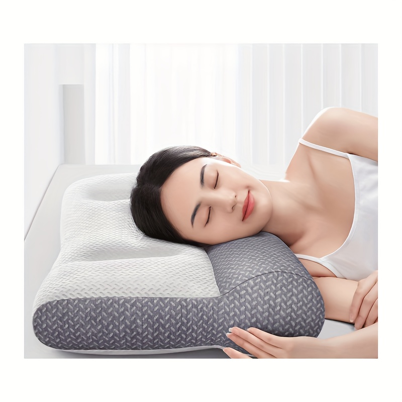 Soybean Fiber Core Anti-Snoring Sleep Pillow – A Neck Support Pillow Specially Designed for Sleepers, Suitable for All Four Seasons, Hand Washable, a Home Anti-snoring Solution