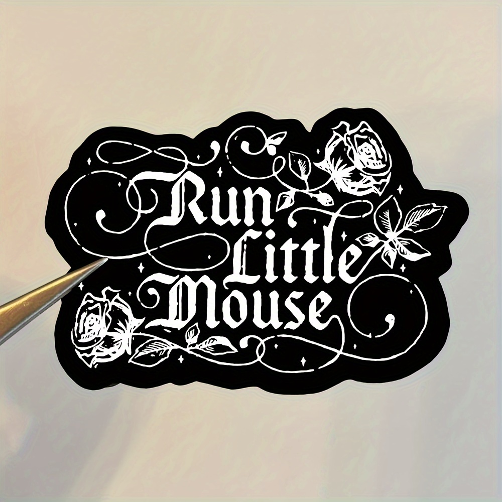 

Paper-based "run " Decorative Adhesive Label – , Cat & Mouse Duet, Hd – Ideal For & Fans