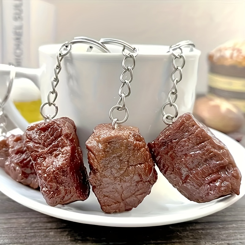 

Keychain - Pvc Meat-shaped For Wallets & , For , Christmas & Easter