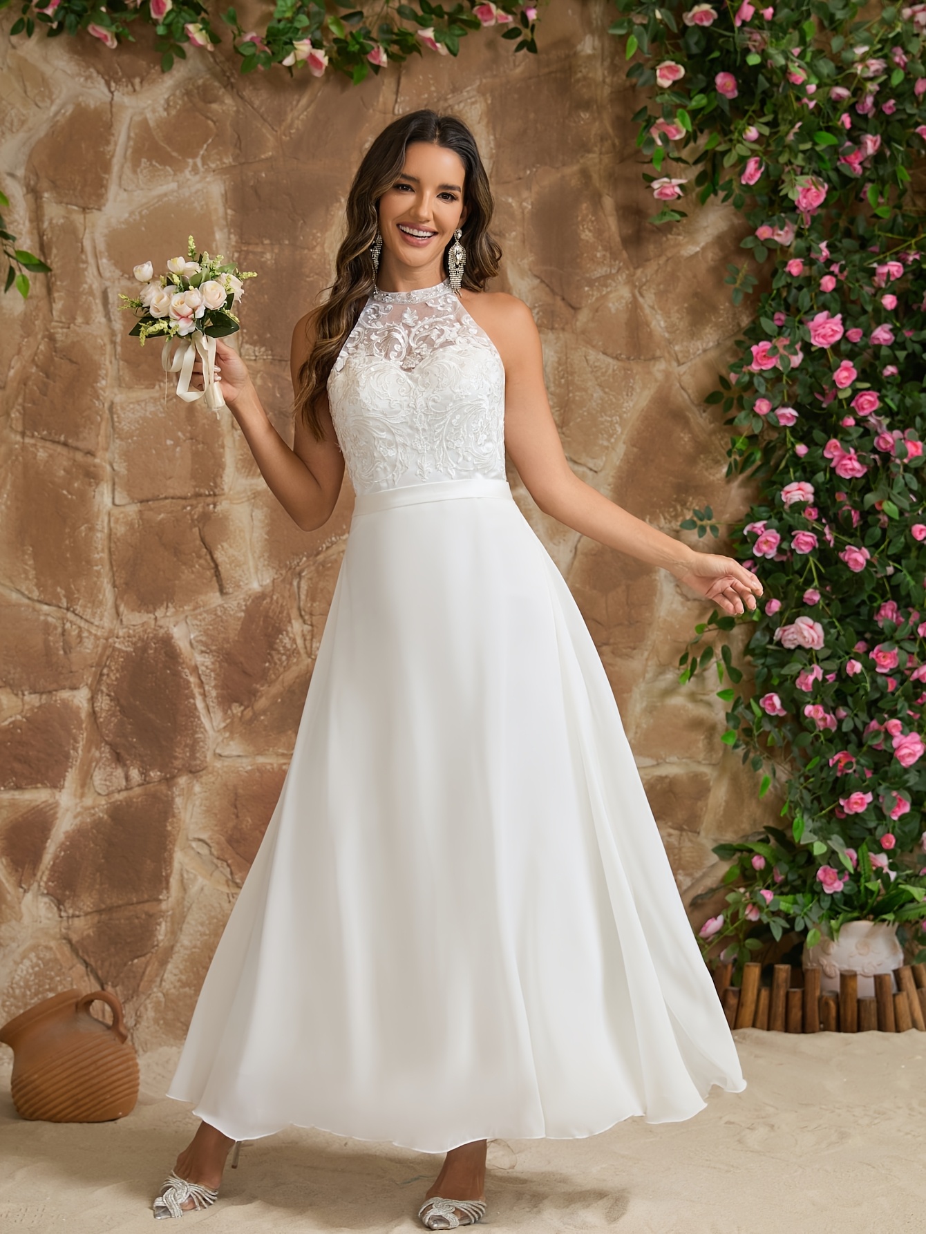Romantic Appliques Wedding Dresses for Bride, Off-shoulder Wedding Dress  for Bride, Hollow-out Wedding Dress Bridal, White Dress for Women, Floor  Length Prom Dress for Women, Graduation Dress Ball ...