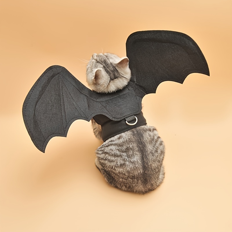 

Wing Pet Costume For Cats & Small Dogs - Soft Material, Hook-and-loop Straps, Halloween, Cosplay, And Themed Parties, Halloween Costumes