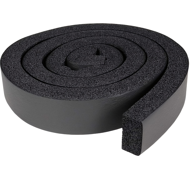 Design Nbr-pvc Foam Window Insulation Strip, 2 X 1 Inch High Elastic Weather Seal Roll, 6.5 Feet Long
