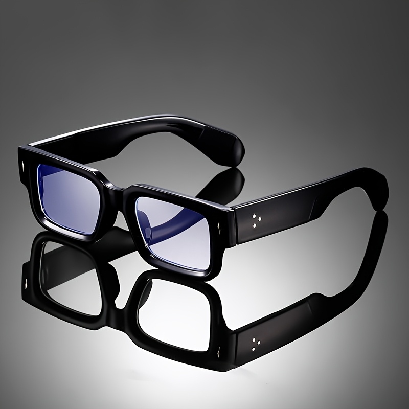Frame Glasses, Casual , Pc Material - Includes Cleaning Cloth, Small Frame, Computer Glasses