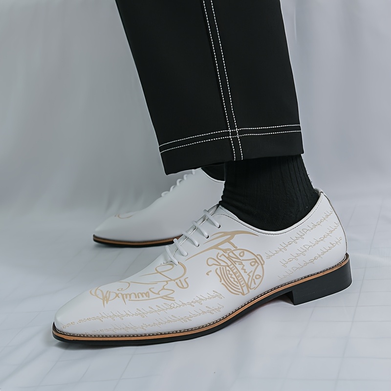 gold boho bridesmaid dresses Handmade Men Brown Crocodile Textured Formal Dress Shoes, Business Shoes US 13 / Brown Red / D main image 1