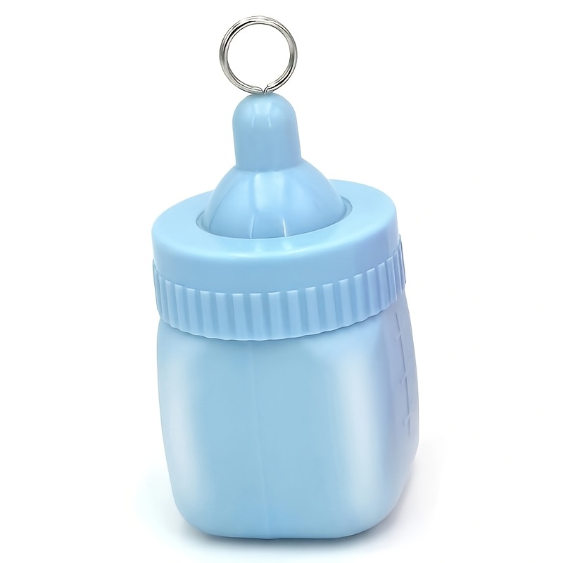 TEMU 1pc Bottle Shaped Balloon Weights, And Blue, 2.82oz/80g, Durable & , Perfect For Wedding, Birthday & Party Decor, , Table Centerpiece Balloon