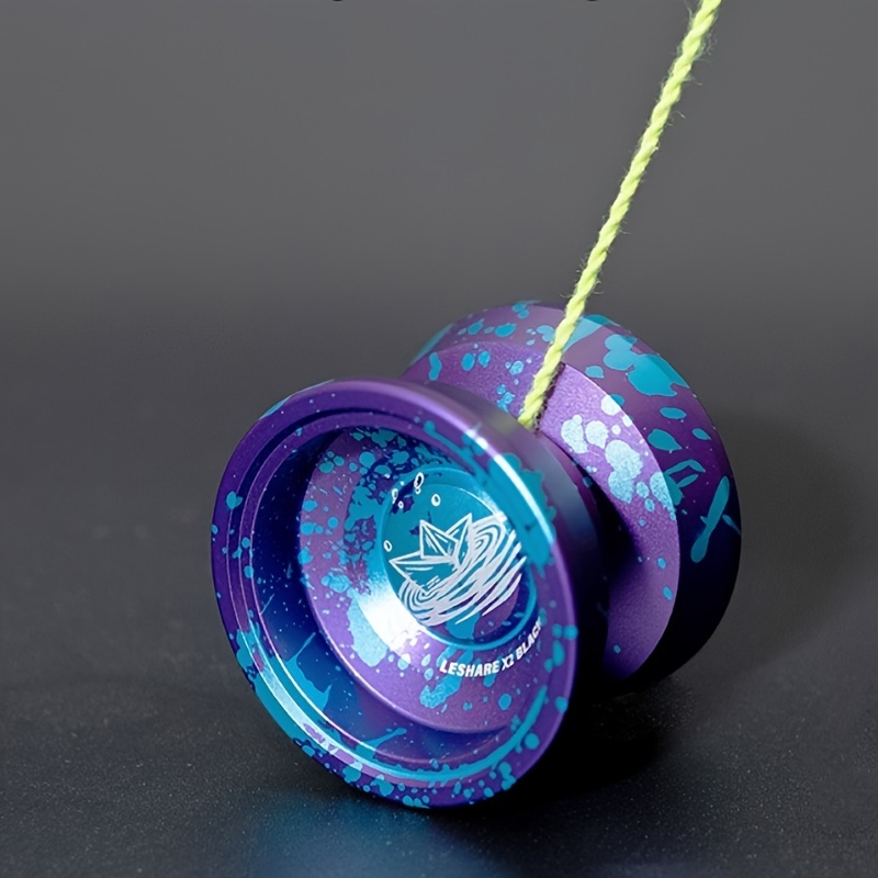 Lixada Yoyo profesional de aluminio competitivo Yoyo Ball Yo Yo regalo con  5 cuerdas de repuesto y guante, ideal para principiantes y para trucos