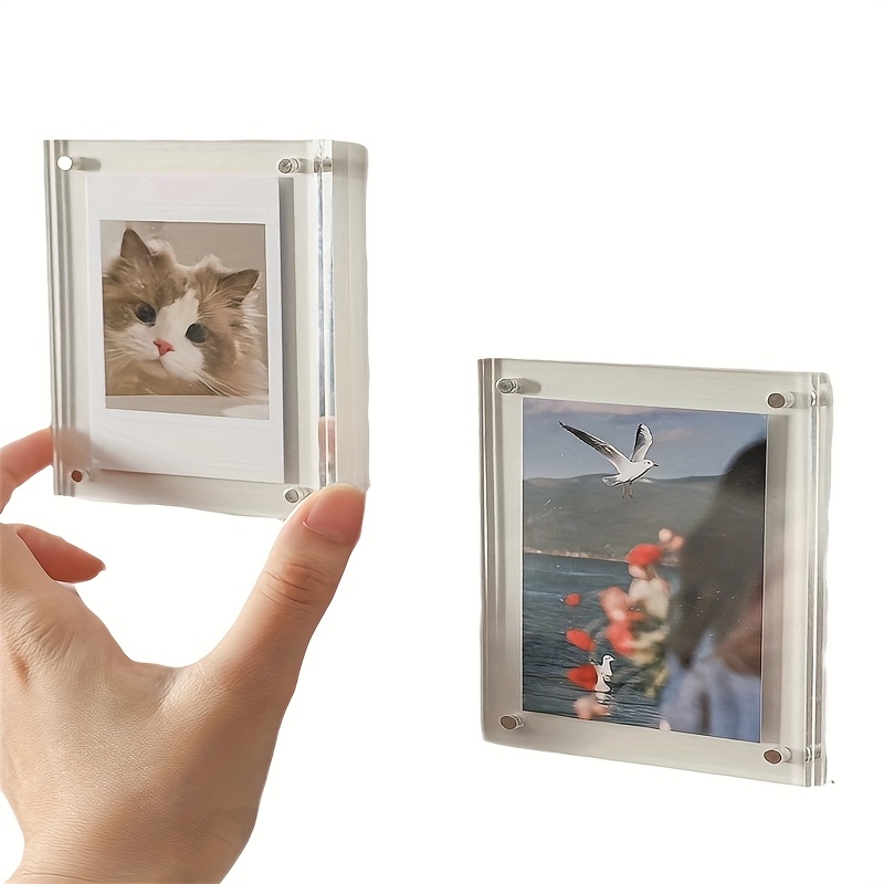 Polaroid Bilderrahmen Aus Acryl – 8,9 X 10,6 Cm, Klar, Für Sofortbilder, Desktop-Display
