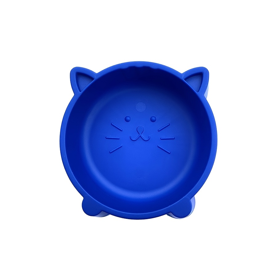 6pcs Colorful Cat Bowls - Durable Plastic, Easy-to-Clean Small Pet Food & Water Dishes with Playful Cat Face Design - Perfect for Indoor/Outdoor Cats & Puppy Birthday Parties, Assorted Color