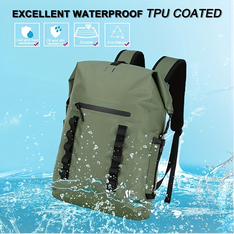 Lightweight Waterproof Backpack Versatile Waterproof Fishing Tackle Bag  With Dual Shoulder Straps For Sea Fishing Mountaineering And Stream Fishing, High-quality & Affordable