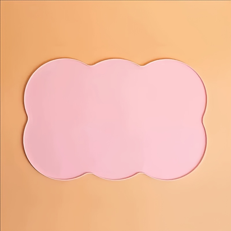 TEMU Personalized Custom Pet Placemats, Leak-proof And Non-slip Feeding Mats For Dogs And Cats, Oval Bowl Mats