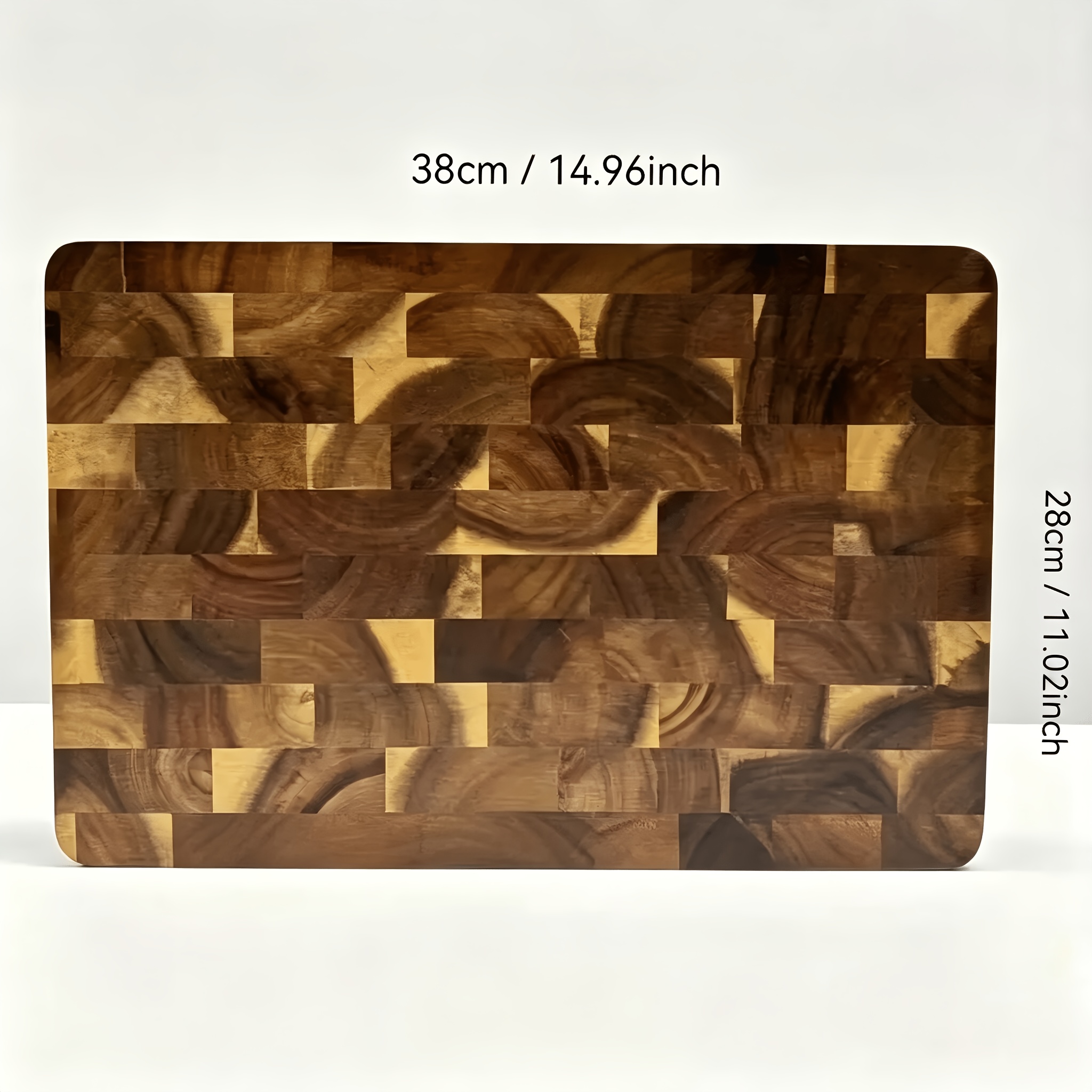 Image of Dofiki Acacia Wood Cutting Board Set Of 2, Medium + Large Mixed Pack. -quality Acacia Wood, Convenient For Food Preparation, 3 Sizes For Separate Use, Prevents Food From Absorbing Odors