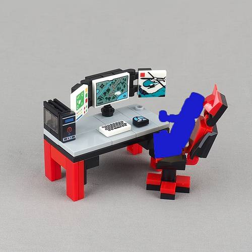 1 pieza accesorio de figura de de silla de esports de juego de escritorio