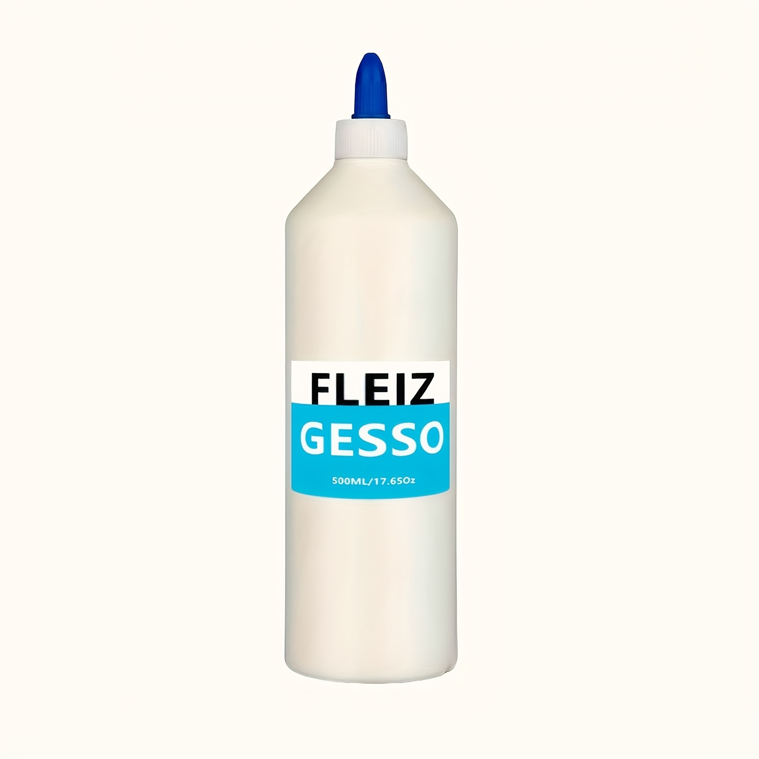Fleiz Acrylic Gesso Primer, 500ml (-oz), White/black, For Oil, Acrylic And Water-based Paints, Canvas, Paper, Wood Prep, White Acrylic Paint And Black Acrylic Paint Colors