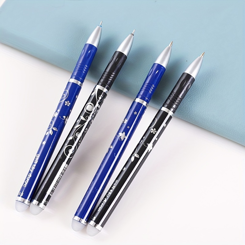 Quick dry Erasable Gel Pens Fine Point Blue White Porcelain - Temu