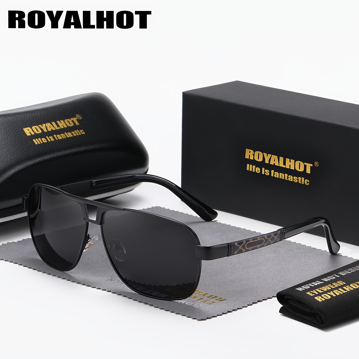 Royalhot Mens Zinc Alloy Large Frame Pc Eyewear Classic Outdoor Fishing  Driving Sunglasses Casual Mixed Color Decorative Sunglasses, Check Out  Today's Deals Now