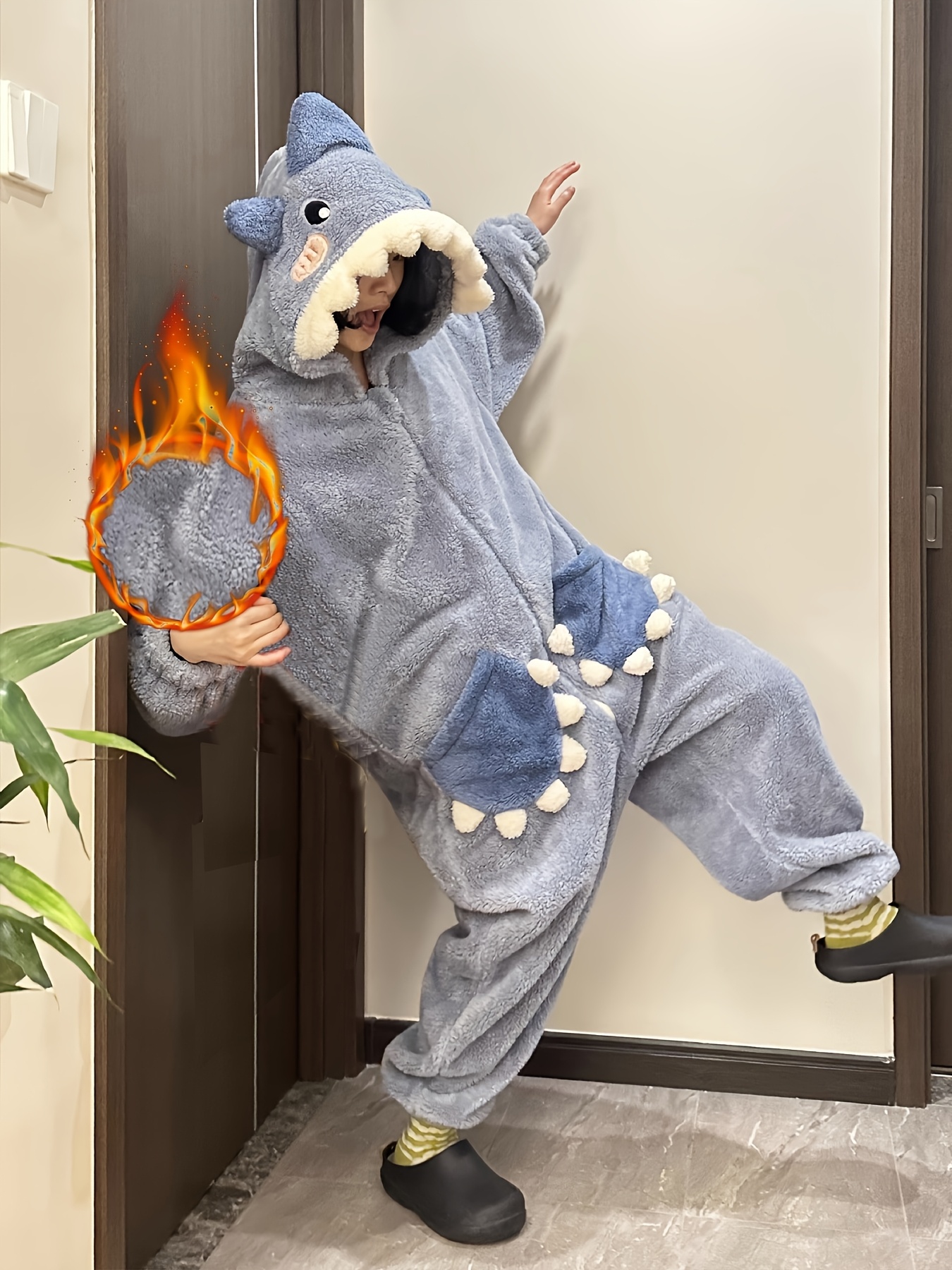 Mens Onesies Cozy Flannel Monkey Onesie Pajamas Adult Halloween