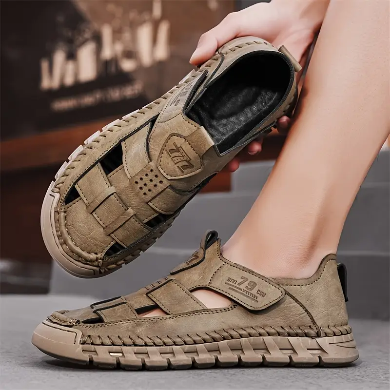 mens sandals men closed toe fisherman mens grey - Temu mens sandals men closed toe fisherman mens grey - Temu