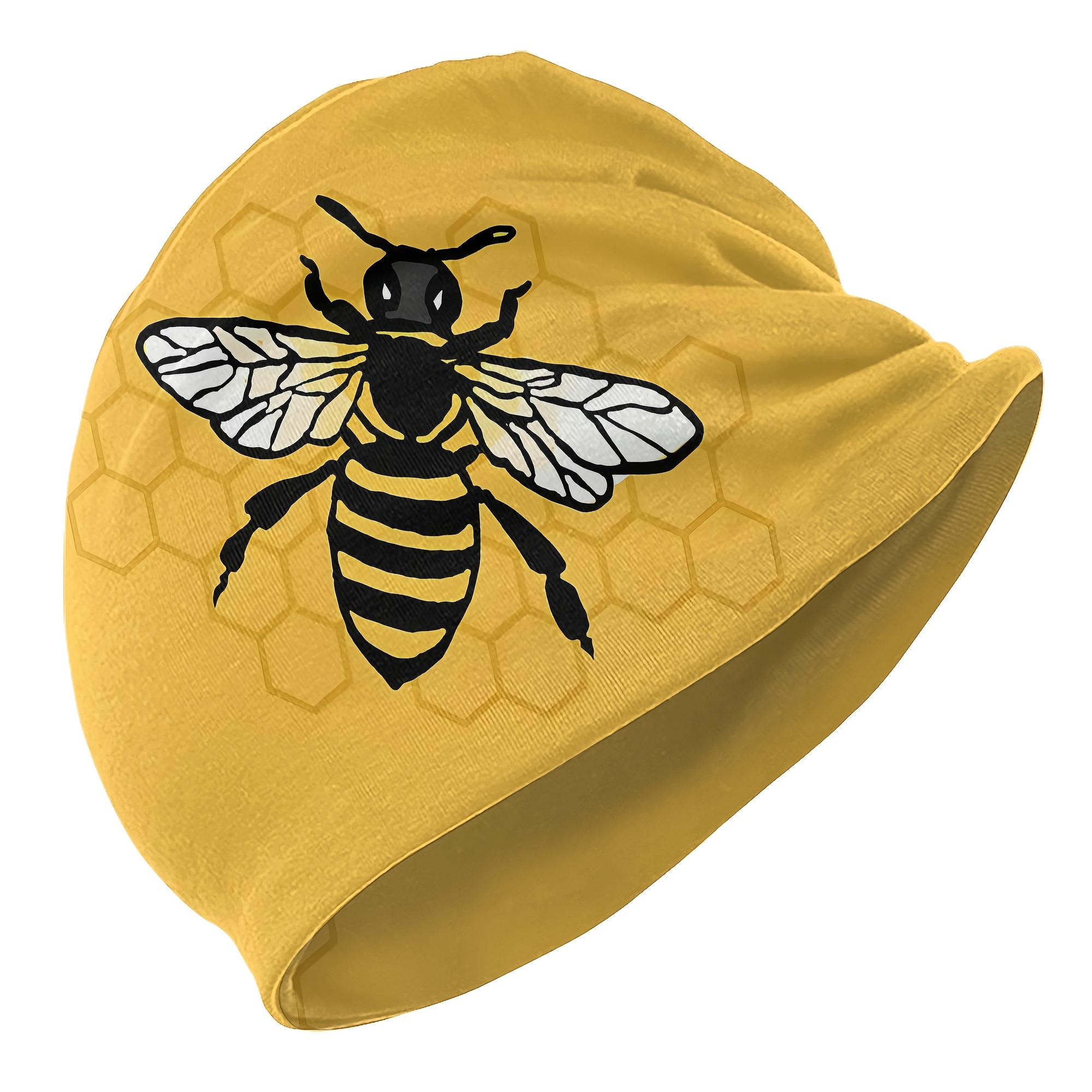 TEMU 1 Casquette Unisexe Légère en Élastique à Imprimé Abeille